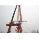 New Model D80 4015 Jib Luffing Tower Crane 6tons Load 40m Boom 1.2*3m Mast Section