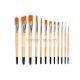 Nylon Body Paint Brushes For Acrylic Oil & Watercolor Student Artist Brushes For Beginners & Fine Art Painters