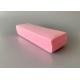 Pink  Self Plain Wax Strips Roll Beautiful Custom Thickness Size Women Body Applied