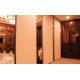 Acoustic Wooden Folding Screen Room Divider For Restaurant Decorative