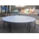 Aluminum Folding Round Banquet Tables For Hotel Wedding event Tent Attachment