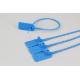 215mm length Colorful strip seal PP material identification security seal cable ties with logo and numbered print