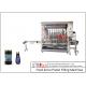 Automatic Piston Glass Bottle Filling Machine 6 Heads 1 Liter for Blueberry Jam