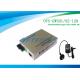 SC Gigabit 120Km Ethernet Media Converter Black Silver 256 K Data Buffer