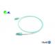 Uniboot Aqua Green LC / PC - LC / PC MM Dual Duplex 3.0 mm OM3 Fiber Optic Patch Cord Patch Cable Jumper