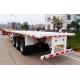 3 Axles 40ft 60T Container  Flat-bed trailer for sale  | TITAN VEHICLE