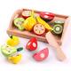 Cooking Props 5.5cm Wooden Role Play Food Magnetic Fruit Toys