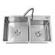 R10 Two Basin Stainless Steel Apron Sink Handmade Sink Bowl 3.5mm