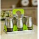 7 pcs Set Glass Spice Jar With Pallet 150ML Spice Jar Storage Jar for Kitchen