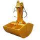 Mechanical Hydraulic Excavator Clam Shell Bucket For CAT HITACHI