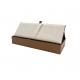 Classical Light Brown PU Gifts Packing Boxes Luxury Pen Display Box