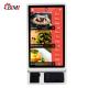 64G SSD Payment Kiosk Machine For Hotel Check In Kiosk Restaurant Self Order Payment