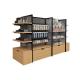 Stationary Double Sided Display Rack Case Shelf Supermarket Display Stands
