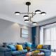 Modern Minimalist chandelier Black White chandeliers for Bedroom(WH-MI-231)