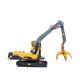 Construction Machinery Lengthen Arm Wood Steel Grasping Machine Steel Grab With 1BCM Five-Petal Plum Blossom Grab