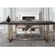 Metal Legs 68kgs 900mm Modern Black Dining Table