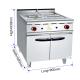 Power Supply LPG/NG 22 Commercial Kitchen Cooking Equipment for 100Kg Capacity