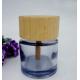 Cylindrical auto perfume bottle aromatherapy bottle color glass perfume cosmetics empty bottle hot sell