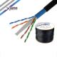 4Pair UTP 305M SFTP Cat6e Ethernet Cable Outdoor for Communication