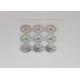 Disposable 1 - 3 cm Round Laser Labels 2D / 3D Look Stable With Special Texture