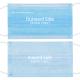 Colored Disposable Safety Mask , 3 Ply Disposable Face Mask High Density Filter Layer