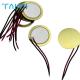 Piezo element 30mm Piezo Ceramic Brass Buzzer Sheet Ultra-thick copper sheet 0.66mm with cable
