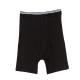 Black Slim Fit Boxers 95% Cotton 5% Spandex Breathable Underwear For Men