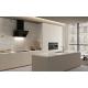 Customized White Melamine Kitchen Cabinets Fitted With Stainless Steel Sink Cabinet