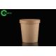 Kraft paper with an internal coating soup cup 780ml with paper vented lid