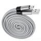 Flat Aluminum Type C USB Cables USB To USB Charging CE RoHS