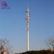 Galvanized Steel Monopole Telecommunications Tower Poles Telecom Mobile Wifi 100 Ft