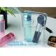 Cosmetic/ Makeup/ Toiletry Clear PVC Travel Wash Bag with handle, Cosmetic Gift Bags Tote Travel Makeup Bag for Zipper