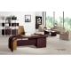 luxury office executive leather table furniture/luxury leather office executive desk