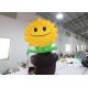 EN14960 Commercial Cartoon Inflatable Sun Flower For Advertising