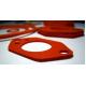 100% Virgin Silicone Rubber Washers , Close Cell Silicone Foam Gasket UV Resistance