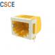 Half Shielded RJ45 Single Port With W / Panel Through Mount Connector CE Approved