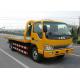 Durable Occasion Recovery Wrecker Tow Truck With 3 Ton , Boom And Lifting Separated Type