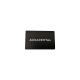 85x54mm SS304 Metal Business Cards Electronc Plate Black Color