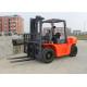 7 Tons Diesel Industrial Forklift Truck With 197MM Free Lift Height