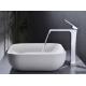 Waterfall Bathroom Basin Faucets , Chrome plated Wash Basin Tap Hot And Cold