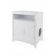 Knock Down MDF Cat Litter Box Enclosure For Study Room