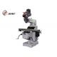 1270 * 254 * 80mm Turret Head Milling Machine With 410mm Spindle Table Distance