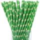 Commercial Wedding Decorative Paper Straws Customer Printed Coloured Paper Straws