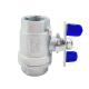 Customized Support Oed SS304/316/Wcb Precision Casting 2PC Butterfly Handle Ball Valve