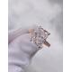 Radiant Diamond Ring White Diamond Ring Engagement Wedding Rings Lab Grown Diamond Rings