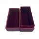 Wholesale Customized Luxury High Quality Satin Fabric Ring/Jewelry/Necklace Packing Box Gift Packaging Box