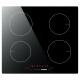 Stainless Steel Trim 7200W 4 Elements 30 Inch Induction Cooktop