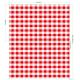 3ply Red And White Gingham Paper Napkins , 25x25cm Paper Beverage Napkins