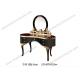 Antique dresser luxury european vanity dresser with mirror TE-008