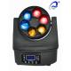 Dj Stage 6 Pcs 12W Bee Eye LED Wash Moving Head RGBW 4in1 50000 Hours Life Span